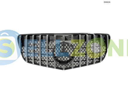 Μπροστινή μάσκα GT με έμβλημα Mercedes E W211 06–09 – DM63A